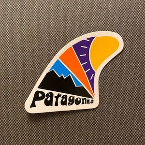 Patagonia surf fin sticker